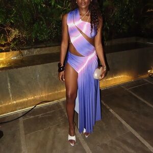 Cut out dress from fal-ash